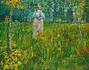 Vincent Van Gogh, Femme dans un jardin